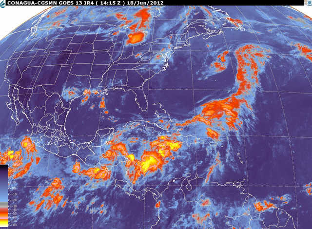 Pronóstico del tiempo: potencial de tormentas intensas en el sur, sureste y Golfo de México