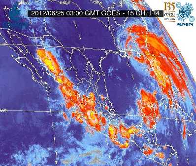 Tarde-noche con lluvia en la Ciudad de México; reportan 65 encharcamientos