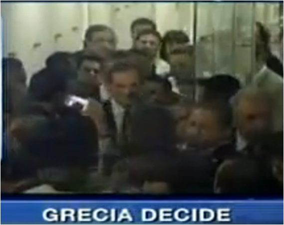 Primeros resultados electorales en Grecia favorecen a la derecha