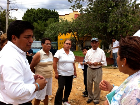 Demandan vecinos del Fovissste solución al problema de inseguridad a candidato aliancista