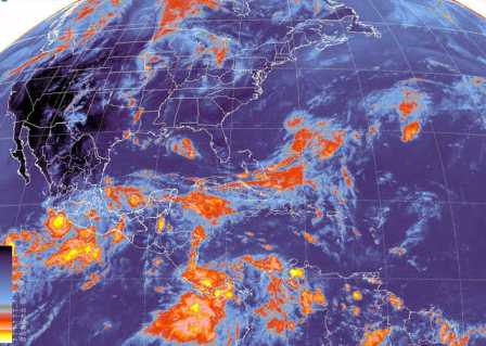 “Carlotta” se encuentra sobre el estado de Guerrero como tormenta tropical