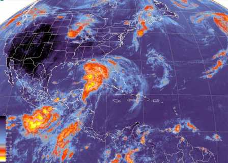 Continuarán las lluvias con tormentas eléctricas sobre la mayor parte del país