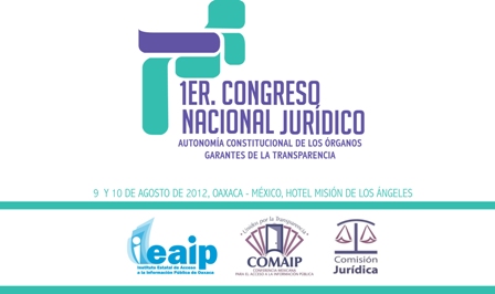 Realizarán órganos garantes de derecho a la información Primer Congreso Nacional Jurídico