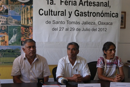 1ª Expo Feria Artesanal, Gastronómica y Cultural en Santo Domingo Jalieza
