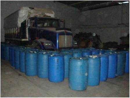 Localiza personal militar sustancias químicas y asegura droga y armas en el estado de Jalisco