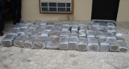 Policías Federales localizan 279 kilos de marihuana en Tamaulipas
