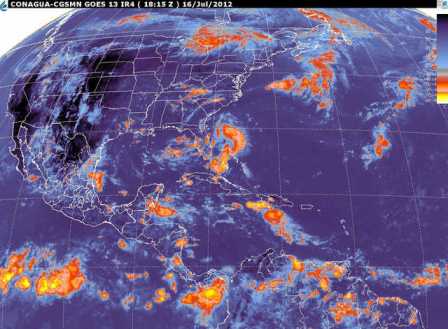 Se mantiene el potencial de lluvias fuertes sobre gran parte del país