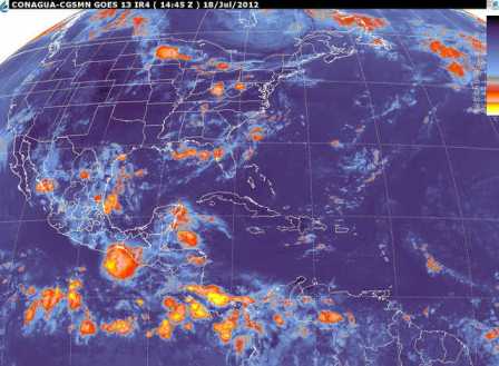 Continúan las lluvias sobre la mayor parte del país: SMN