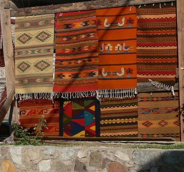 Realizan Segunda Feria del Tapete 2012 en Teotitlán del Valle, Oaxaca
