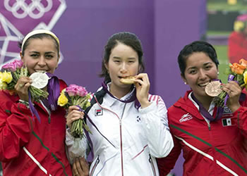 Medallas de plata y bronce para México en arquería, histórico