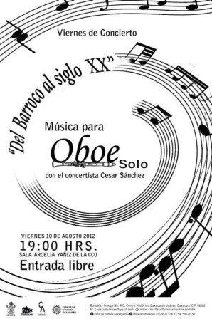 César Sánchez en concierto “Del barroco al siglo XX”