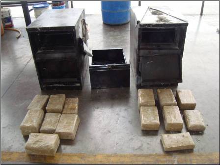 Detienen a tres personas con 27 kilogramos de cocaína en Querobabi, Sonora