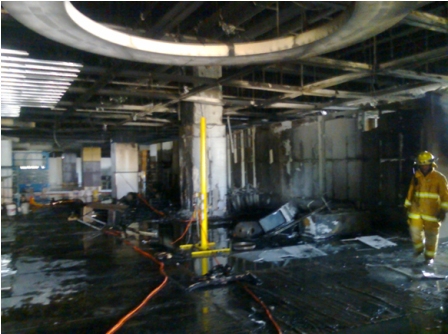 Deja sólo daños materiales incendio en tienda en construcción en Salina Cruz: IEPC