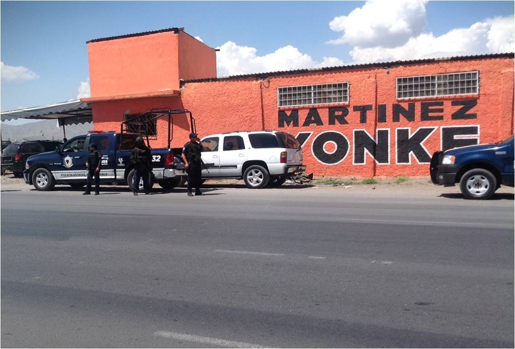 Policía Federal interviene establecimiento de venta de autos y autopartes de autos robados