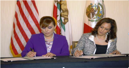 Firman acuerdo PGR y Procuraduría de California EU, para combate a Trata de Personas
