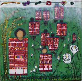 Exponen “Antología de ensueños”, lenguaje, colores y formas plasmadas en textiles oaxaqueños