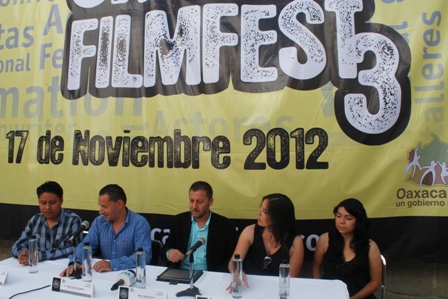 Presentan actividades del Festival OaxacaFilmFest 3 en su edición 2012 en noviembre