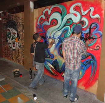 Participaron artistas urbanos oaxaqueños en Festival Tijuana Interzona 2012