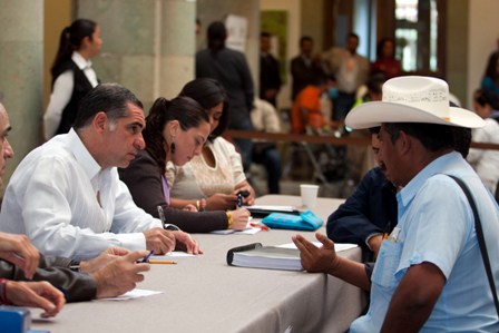 Este lunes, Gabino Cué encabezará la XXIII Audiencia Pública, en Palacio de Gobierno