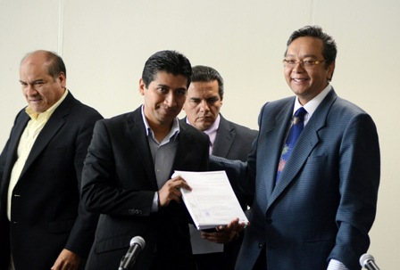 Recibe Congreso proyecto de Presupuesto de Egresos 2013 del Tribunal Superior de Justicia de Oaxaca