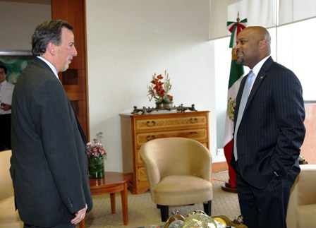 Reunión del Canciller Meade con Alcalde de Denver, Colorado EU