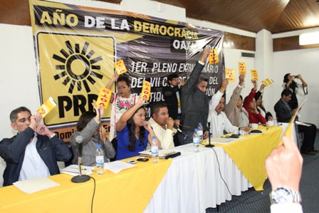 Aprueba Pleno del Consejo del PRD convocatoria para registro de pre candidatos en Oaxaca