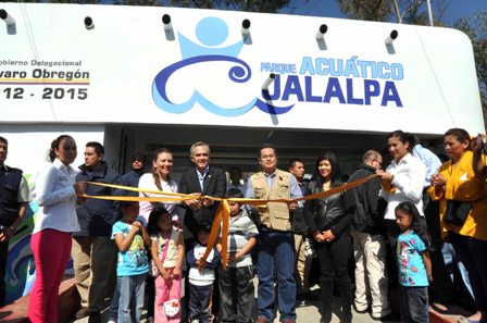 Celebran Día de Reyes con entrega del parque Acuático Jalalpa 2000, en “Álvaro Obregón”