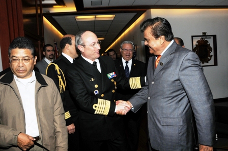 Se reúne secretario de Marina con la Comisión de Marina de diputados