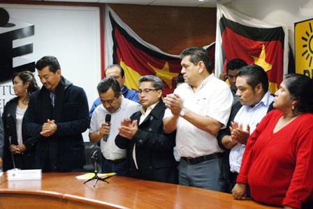 Recibe IEEPCO solicitud de registro de coalición del PAN, PRD y PT