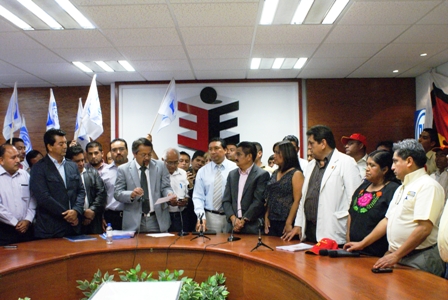 Concluyen partidos políticos entrega de plataformas electorales en Oaxaca