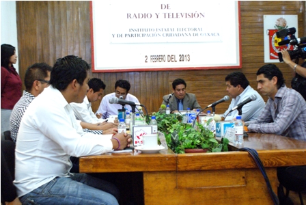 Aprueba Comité de Radio y Televisión del IEEPCO propuesta de pauta de transmisión para partidos políticos