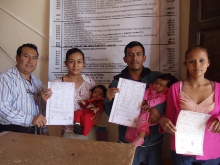 Presentan cinco de cada cien oaxaqueños error en alguna de sus actas del Registro Civil