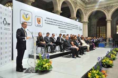 Fortalece DF progreso y avance con firma de convenio de colaboración con IEDF: Mancera Espinosa