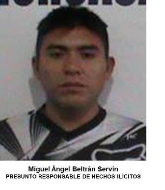 Presunto secuestrador