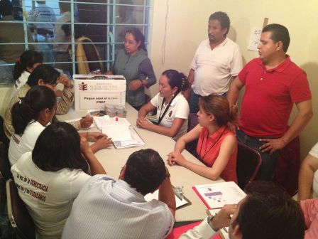 Termina cómputo de actas el Consejo Municipal de Oaxaca de Juárez; inicia conteo voto por voto