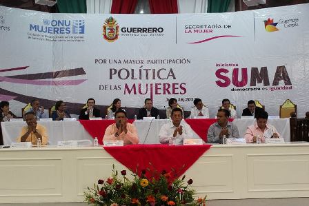 En Guerrero, gobierno y partidos se comprometen a buscar paridad política entre hombre y mujeres