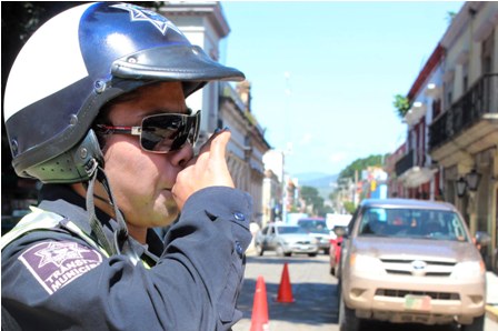 Garantizará Policía Vial seguridad de escolares por regreso a clases en Oaxaca de Juárez