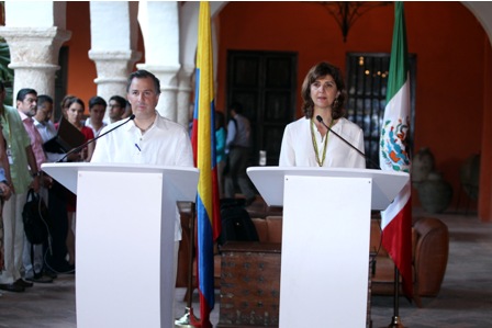 Celebran México y Colombia III Reunión del Mecanismo Bilateral de Concertación y Consultas Políticas