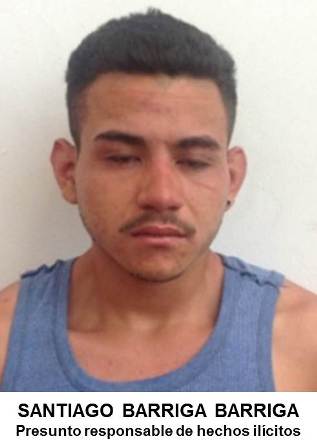 Presunto delincuente detenido
