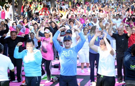 Gran respuesta de la ciudadanía en la Sexta Edición de Yoga en la Ciudad de México