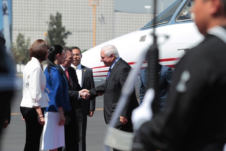 Realiza presidente de Panamá visita oficial a México; se reunirá con su homólogo Enrique Peña