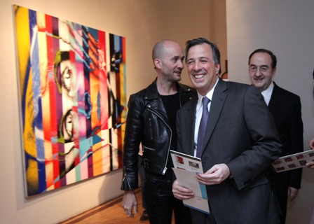 Inauguran la exposición Fauve/Dodecahedron del artista mexicano, Víctor Rodríguez