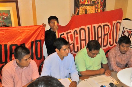 Respaldará FECAUABJO a los excluidos de la Universidad Autónoma “Benito Juárez” de Oaxaca