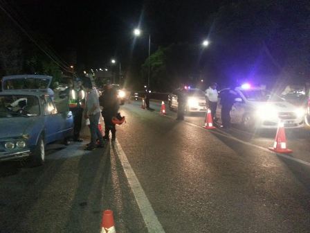 Asegurados nueve conductores en Alcoholímetro; además nueve detenidos por diversos delitos en Oaxaca