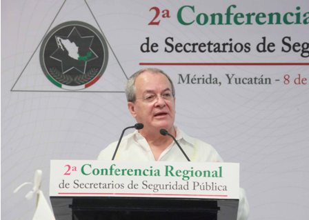 El primer semestre de 2014, el de menor violencia en cinco años: Rubido García