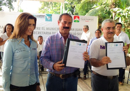 Entrega SEDESOL recursos históricos de “Empleo Temporal Especial” para Tuxtepec, Oaxaca