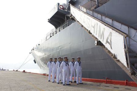 Recibe Secretaría de Marina visita protocolaria del Escuadrón de Entrenamiento de Japón