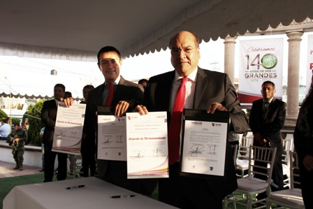 Firman Acta de Hermanamiento Oaxaca de Juárez, Oaxaca, y Rayón, Estado de México