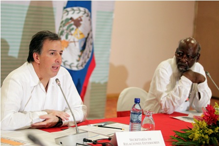 Anuncian México y Belice acciones concretas en materia bilateral