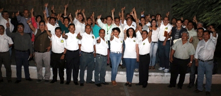 Presentan a integrantes de la Planilla Blanca, Unidad Sindical; Elegirán dirigencia de burócratas, en Oaxaca